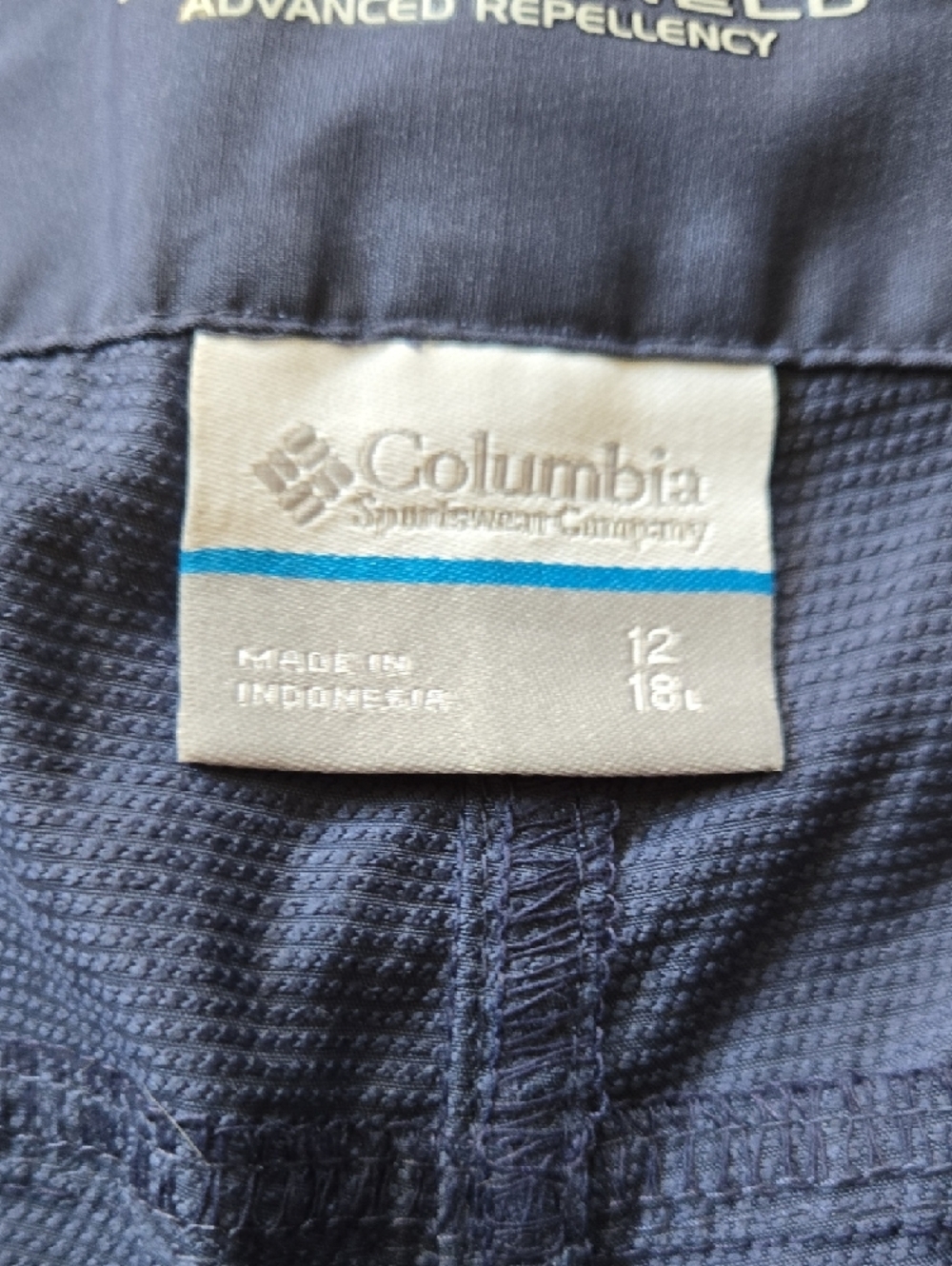 NWT Columbia Women's Blue Stretch Omni-Shield Capri, Size 12 - Picture 4 of 7